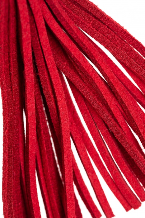 Зажимы на соски «Вилки» с красными кисточками из замши - Pecado - купить с доставкой в Братске