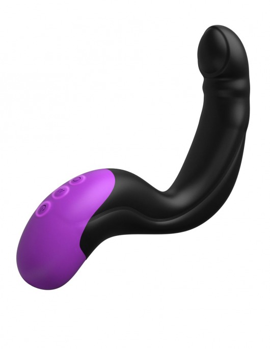 Черно-фиолетовый вибромассажёр простаты Hyper-Pulse P-Spot Massager - Pipedream - в Братске купить с доставкой