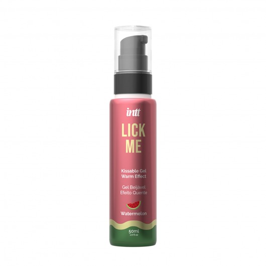 Гель Lick Me с согревающим эффектом и ароматом арбуза - 50 мл. - INTT - купить с доставкой в Братске