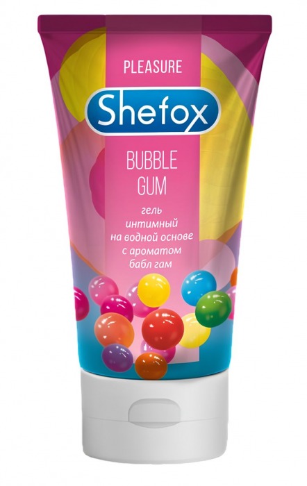 Интимная гель-смазка Shefox «Бабл гам» - 50 мл. - Shefox - купить с доставкой в Братске