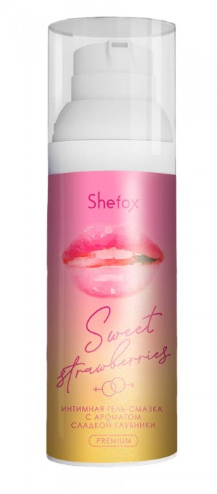 Интимная гель-смазка Shefox Premium «Сладкая клубника» - 50 мл. - Shefox - купить с доставкой в Братске