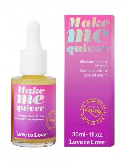 Возбуждающие капли для клитора Make Me Quiver - 30 мл. - Love to Love - купить с доставкой в Братске
