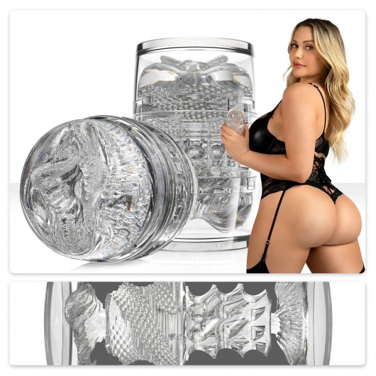 Прозрачный двусторонний мастурбатор Fleshlight Quickshot Mia Malkova - Fleshlight - в Братске купить с доставкой