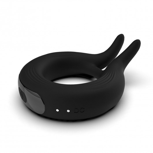 Черное эрекционное кольцо Marry Me Rechargeable Vibrating Cockring - Adrien Lastic - в Братске купить с доставкой