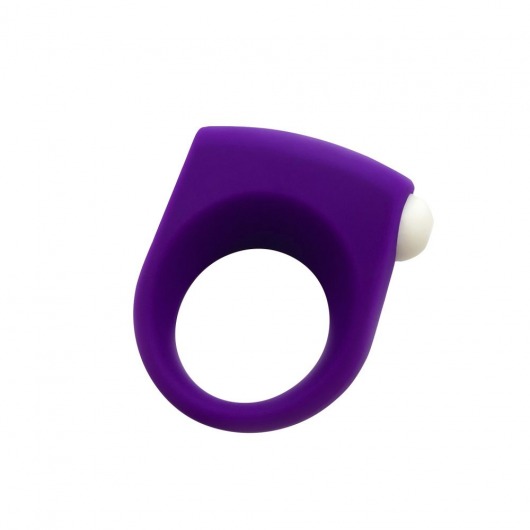 Фиолетовое эрекционное кольцо Puggle Vibrating Ring with Bullet - Adrien Lastic - в Братске купить с доставкой