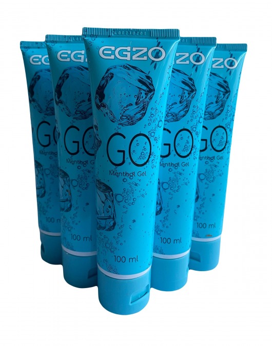Набор из 5 пролонгирующих лубрикантов на водной основе Egzo Go (по 100 мл.) - EGZO - купить с доставкой в Братске