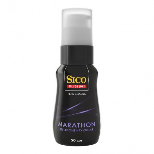 Пролонгирующая гель-смазка Sico Marathon - 50 мл. - Sico - купить с доставкой в Братске