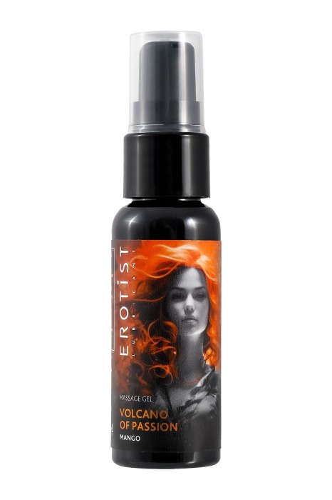 Гель с эффектом вибрации Volcano Of Passion со вкусом манго - 25 мл. - Erotist Lubricants - купить с доставкой в Братске