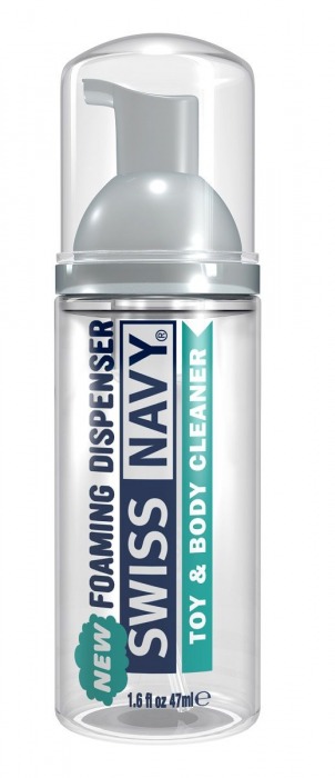 Очищающая пенка для игрушек и тела Toy   Body Cleaner Foamer - 47 мл. - Swiss navy - купить с доставкой в Братске