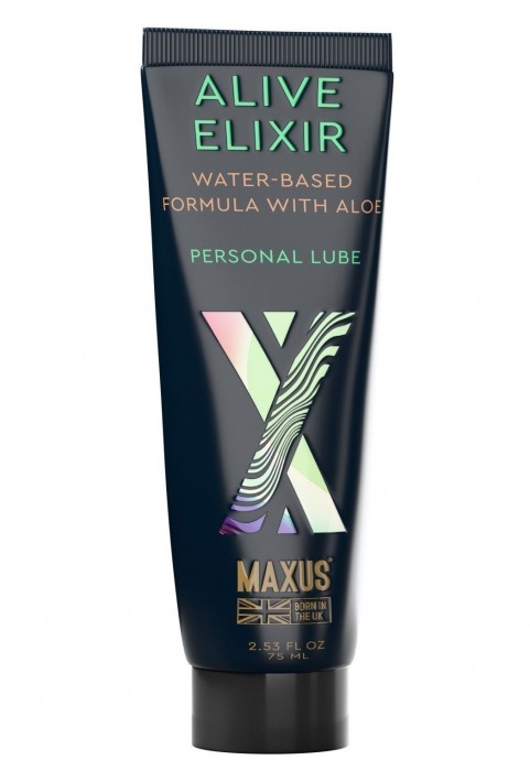 Интимный гель на водной основе MAXUS Alive Elixir - 75 мл. - Maxus - купить с доставкой в Братске