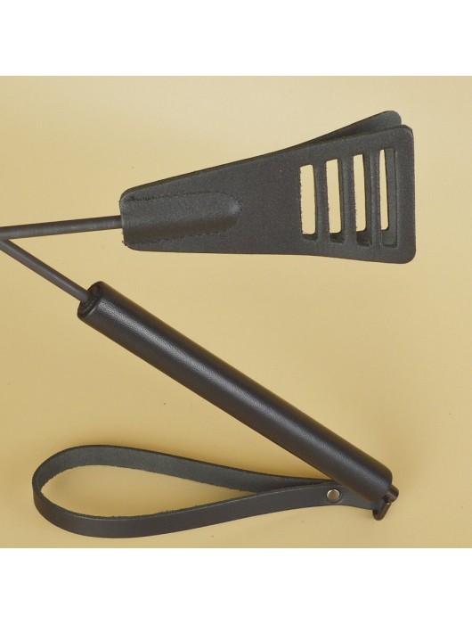 Черный кожаный стек «Сириус» - 60 см. - Sitabella - купить с доставкой в Братске