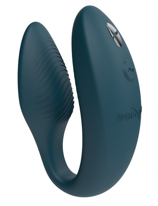 Зеленый вибратор для пар We-Vibe Sync 2 с пультом ДУ - We-vibe купить в Братске с доставкой в Orgasmix.ru Зеленый вибратор для пар We-Vibe Sync 2 с пультом ДУ - We-vibe