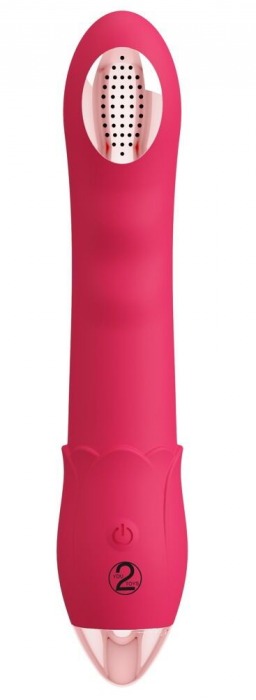 Малиновая насадка на душ с вибрацией Showers to orgasm - 20,1 см. - Orion - купить с доставкой в Братске