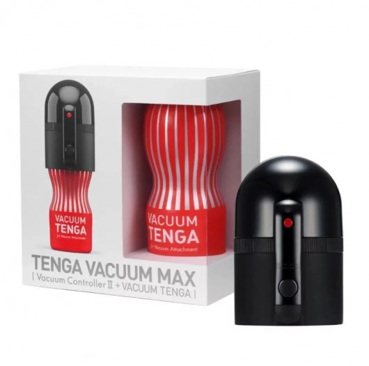 Набор Tenga Vacuum Max: мастурбатор и устройство для создания вакуума - Tenga - в Братске купить с доставкой Набор Tenga Vacuum Max: мастурбатор и устройство для создания вакуума - Tenga - в Братске купить с доставкой