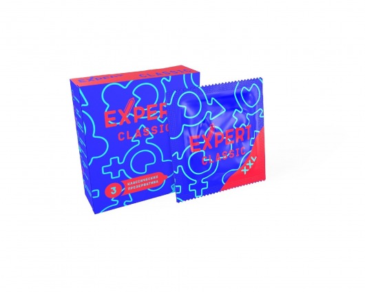 Презервативы увеличенного размера Expert Classic XXL - 3 шт. - Expert - купить с доставкой в Братске