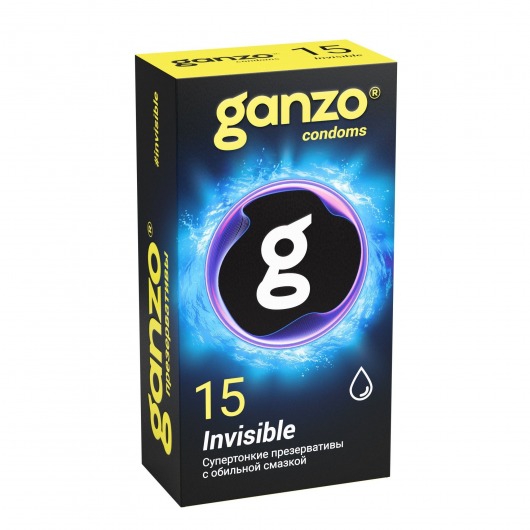 Супертонкие презервативы Ganzo Invisible - 15 шт. - Ganzo - купить с доставкой в Братске Супертонкие презервативы Ganzo Invisible - 15 шт. - Ganzo - купить с доставкой в Братске