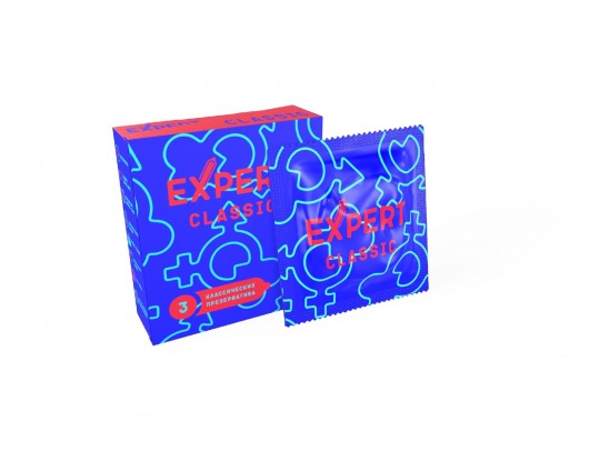 Классические презервативы Expert Classic - 3 шт. - Expert - купить с доставкой в Братске
