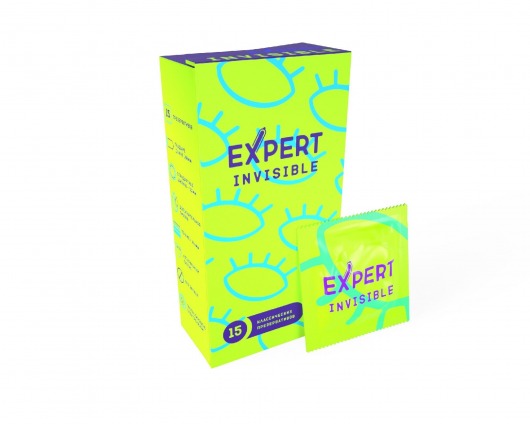 Ультратонкие презервативы Expert Invisible - 15 шт. - Expert - купить с доставкой в Братске