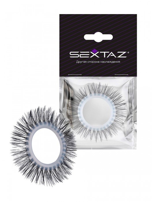 Круглое эрекционное кольцо с длинными «ресничками» - Sextaz - в Братске купить с доставкой