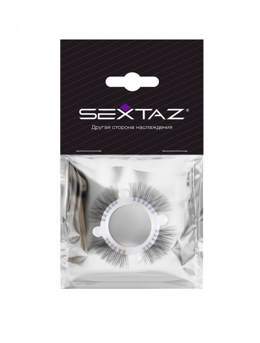 Эластичное кольцо с «ресничками» и 4 шариками - Sextaz - в Братске купить с доставкой