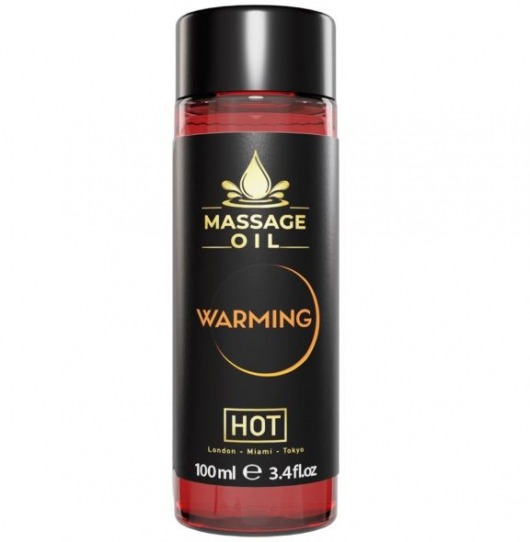 Массажное масло с согревающим эффектом Massage Oil Warming - 100 мл. - HOT - купить с доставкой в Братске