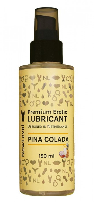 Ароматизированный лубрикант на водной основе NewLevel Pina Colada - 150 мл. - NewLevel - купить с доставкой в Братске
