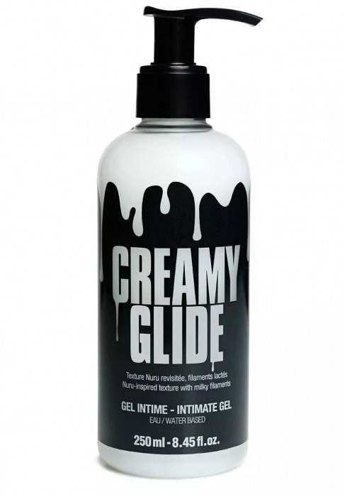 Лубрикант на водной основе Creamy Glide с консистенцией спермы - 250 мл. - Strap-on-me - купить с доставкой в Братске