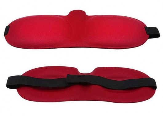 Красная глухая маска на резинке - Sitabella - купить с доставкой в Братске