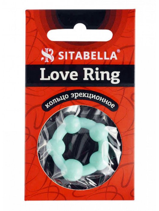 Цветное эрекционное кольцо с 5 бусинами Love Ring - Sitabella - в Братске купить с доставкой