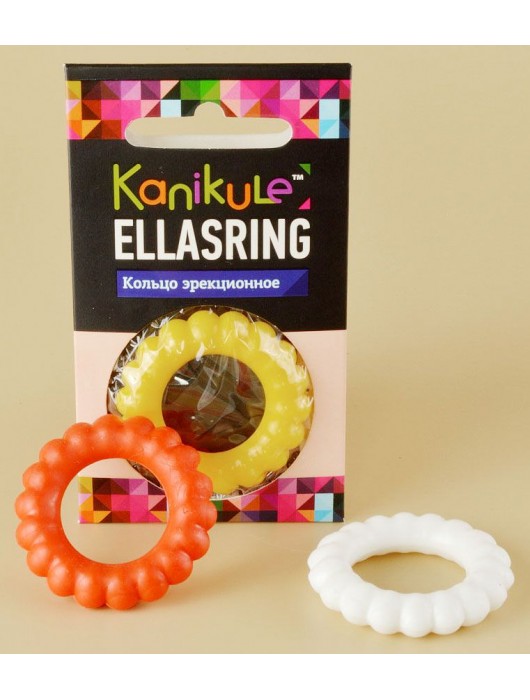Цветное рельефное эрекционное кольцо Ellasring - Sitabella - в Братске купить с доставкой