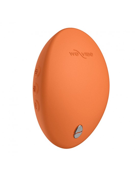 Оранжевый вибратор We-Vibe Temp для температурных игр - We-vibe