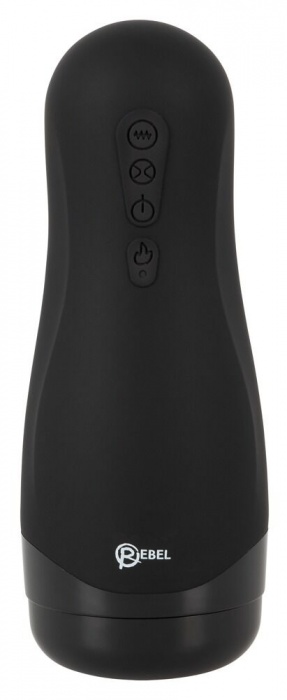 Черный вибромастурбатор с подогревом Masturbator with 3 Functions - Orion - в Братске купить с доставкой