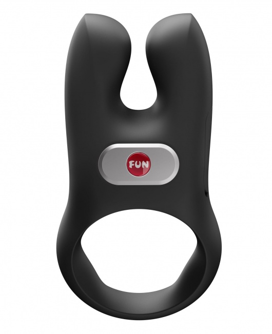 Черное эрекционное виброкольцо Nos - Fun Factory - в Братске купить с доставкой