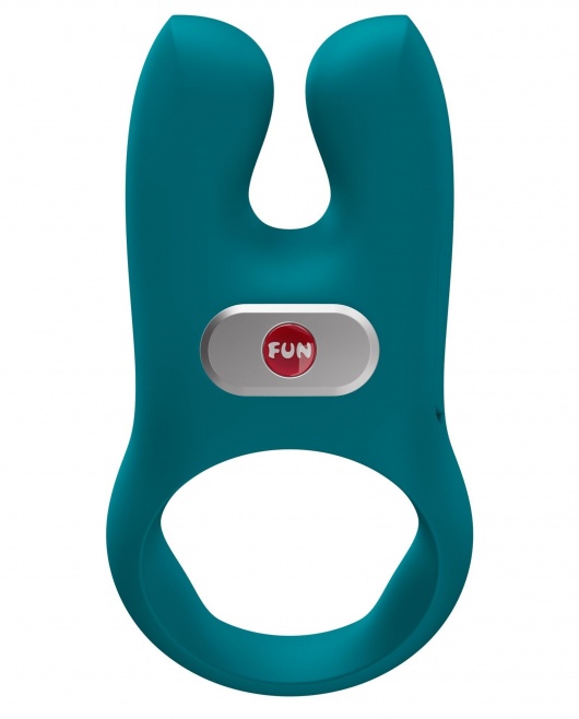 Зеленое эрекционное виброкольцо Nos - Fun Factory - в Братске купить с доставкой