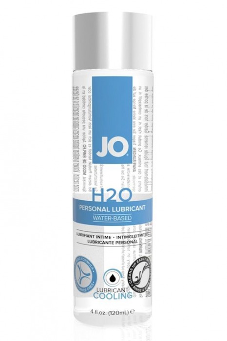 Охлаждающий лубрикант на водной основе JO Personal Lubricant H2O COOLING - 120 мл. - System JO - купить с доставкой в Братске