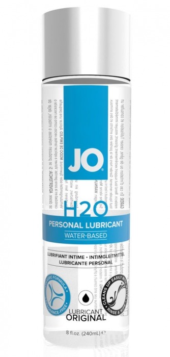 Нейтральный лубрикант на водной основе JO Personal Lubricant H2O - 240 мл. - System JO - купить с доставкой в Братске