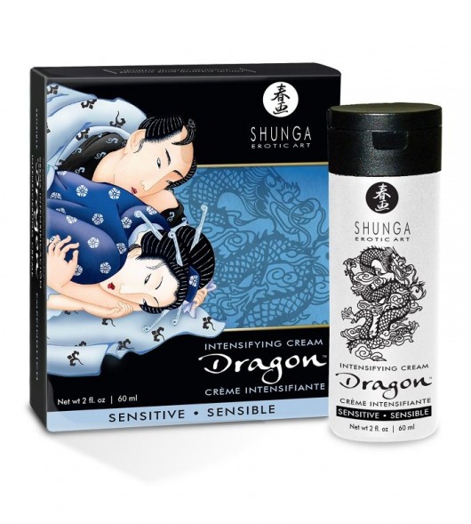 Интимный мужской крем SHUNGA DRAGON SENSITIVE - 60 мл. - Shunga - купить с доставкой в Братске