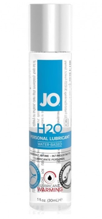 Возбуждающий лубрикант на водной основе JO Personal Lubricant H2O Warming - 30 мл. - System JO - купить с доставкой в Братске