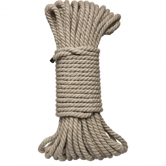 Бондажная пеньковая верёвка Kink Bind   Tie Hemp Bondage Rope 50 Ft - 15 м. - Doc Johnson - купить с доставкой в Братске