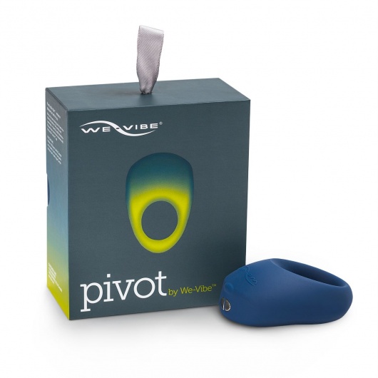 Синее эрекционное виброкольцо We-vibe Pivot - We-vibe - в Братске купить с доставкой