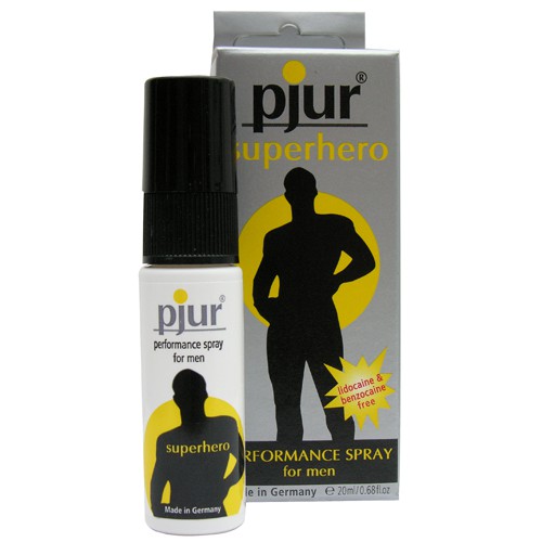 Пролонгирующий мужской спрей pjur SUPERHERO spray - 20 мл. - Pjur - купить с доставкой в Братске