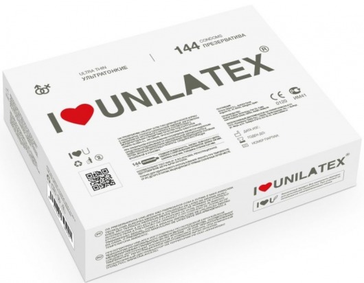 Ультратонкие презервативы Unilatex Ultra Thin - 144 шт. - Unilatex - купить с доставкой в Братске