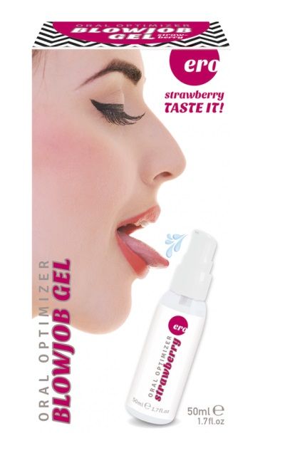 Увлажняющий гель для орального секса с ароматом клубники - 50 мл. - Ero - купить с доставкой в Братске