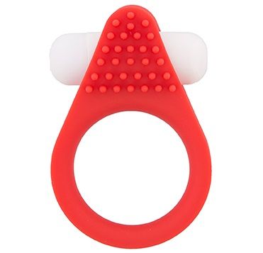 Красное эрекционное кольцо LIT-UP SILICONE STIMU RING 1 RED - Dream Toys - в Братске купить с доставкой