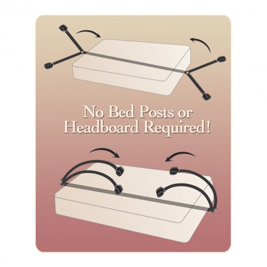 Набор фиксаторов на руки и ноги - Pipedream - купить с доставкой в Братске