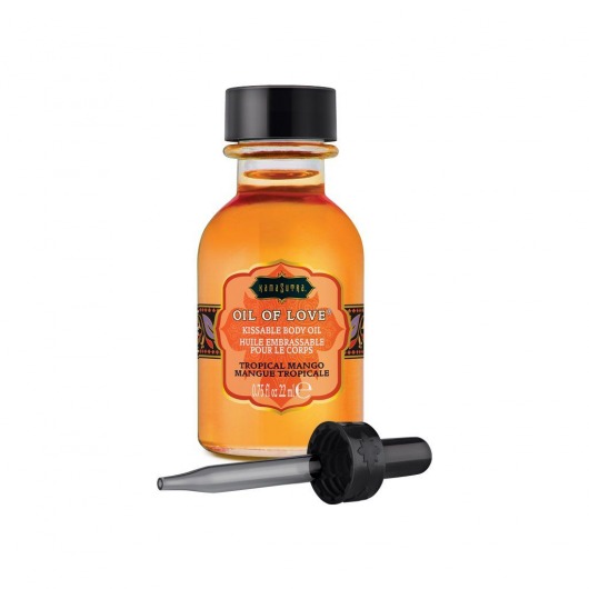 Масло для ласк с ароматом манго Oil of Love Tropical Mango - 22 мл. - Kama Sutra - купить с доставкой в Братске
