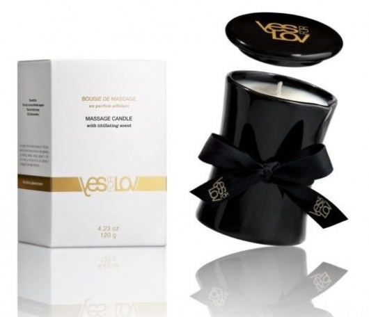 Массажная свеча Titillating Massage Candle - 120 мл. - YESforLOV - купить с доставкой в Братске