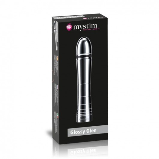 Фаллоимитатор для электростимуляции Glossy Glen Dildo - 14 см. - MyStim - купить с доставкой в Братске