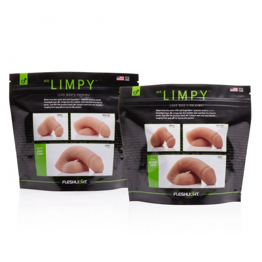 Мягкий имитатор пениса Fleshtone Limpy большого размера - 21,6 см. - Fleshlight - купить с доставкой в Братске