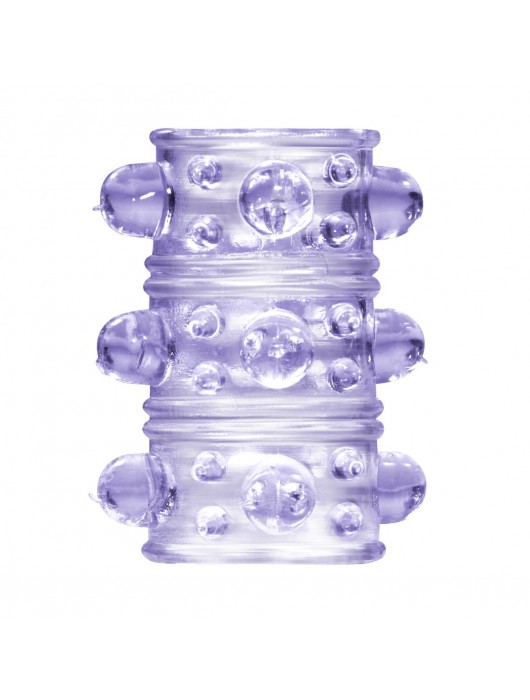 Фиолетовая насадка на пенис Rings Armour - Lola Games - в Братске купить с доставкой